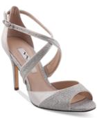 Nina Celosia Strappy Peep-toe Evening Sandals Women's Shoes