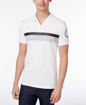 Calvin Klein Men's Slim-fit Zip Polo