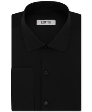 Kenneth Cole Reaction Men's Slim-fit Techni-cole Stretch Performance French-cuff Dress Shirt