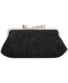 Style & Co. Pat Bow Frame Clutch