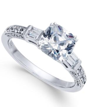 Diamond Cushion Cut Engagement Ring (1-1/2 Ct. T.w.) In 14k White Gold