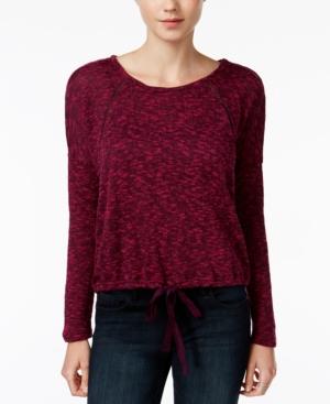 Roxy Juniors' Space-dye Drawstring Top