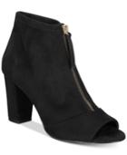I.n.c. Kirsi Zipper Booties, Created For Macy's Women's Shoes