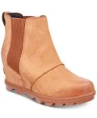 Sorel Women's Joan Of Arctic Wedge Ii Waterproof Chelsea Booties Women's Shoes