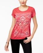 Style & Co Graphic Top, Created For Macy's