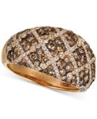 Le Vian Chocolatier Diamond Dome Ring (1-5/8 Ct. T.w.) In 14k Rose Gold