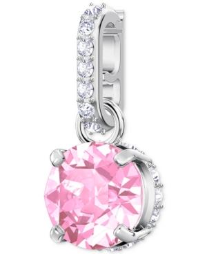 Swarovski Remix Collection Silver-tone Pave & Stone Charm