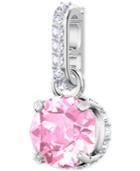 Swarovski Remix Collection Silver-tone Pave & Stone Charm