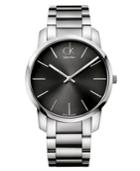 Calvin Klein Watch, Men's Swiss City Stainless Steel Bracelet 43mm K2g21161