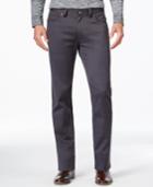 Vince Camuto Men's Charcoal Twill Stretch Pants