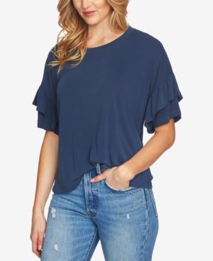 1.state Ruffle-sleeve T-shirt