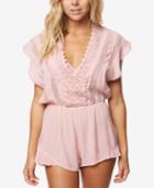 O'neill Juniors' Shay Illusion Romper Cover-up Women's Swimsuit