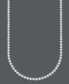 "belle De Mer Pearl Necklace, 30"" 14k Gold A Cultured Freshwater Pearl Strand (6-7mm)"