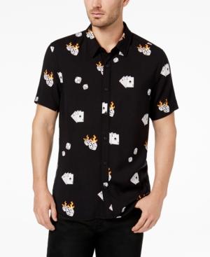 Guess Men's Dice Graphic-print Shirt