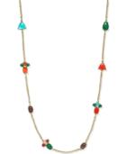 Kate Spade New York 12k Gold-plated Wrap Scatter Stone Necklace