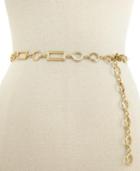 Style&co. Rectangles And Circles Chain Belt