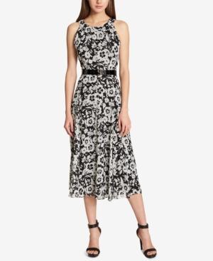 Tommy Hilfiger Floral-print Midi Dress