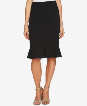 Cece Jacquard Peplum Skirt