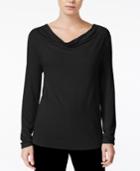 Bar Iii Cowl-neck Top, Only At Macy's