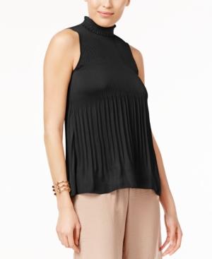 Cable & Gauge Pleated Top