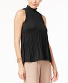 Cable & Gauge Pleated Top