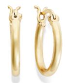 Giani Bernini 24k Gold Over Sterling Silver Hoop Earrings, 5/8