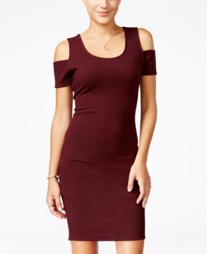 Jessica Simpson Mara Cold-shoulder Bodycon Dress