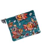 Steve Madden Ginger Medium Clutch With Floral Embroidery