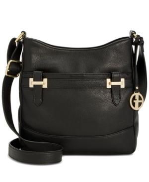 Giani Bernini Leather Crossbody Bucket, Created For Macy's