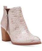 Donald J Pliner Edyn Block-heel Ankle Booties Women's Shoes