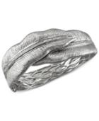 Balissima By Effy Diamond Leaf Bangle Bracelet In Sterling Silver (3/8 Ct. T.w.)