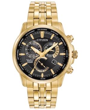 Citizen Men's Eco-drive Gold-tone Stainless Steel Bracelet Watch 42mm Bl8142-50e