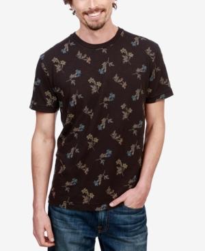 Lucky Brand Men's Novelty Floral T-shirt