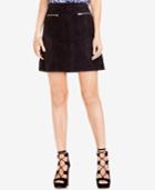 Vince Camuto Faux-suede Fit & Flare Mini Skirt