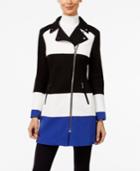 Inc International Concepts Colorblocked Moto Jacket, Only At Macy's