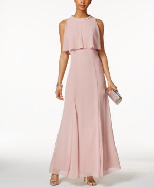 Sl Fashions Embellished Popover Gown