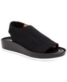Calvin Klein Women's Hennie Stretch Platform Wedge Slingback Sandals Women's Shoes