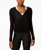 Nike Dri-fit V-neck Long-sleeve Top