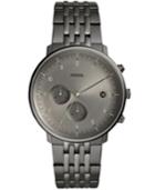 Fossil Men's Chronograph Chase Timer Smoke Stainless Steel Bracelet Watch 42mm