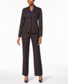 Le Suit Two-button Striped Pantsuit & Shell
