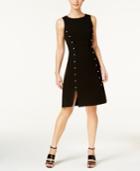 Calvin Klein Imitation Pearl A-line Dress, Regular & Petite