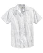 Univibe Men's Penumbra Floral-print Short-sleeve Shirt
