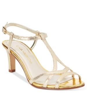 Caparros Bonita T-strap Evening Sandals Women's Shoes