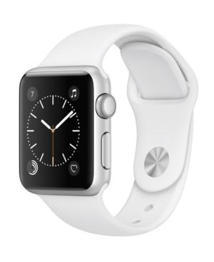 Apple Watch Series 1 38mm Silver Aluminum Case With White Sport Band