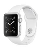 Apple Watch Series 1 38mm Silver Aluminum Case With White Sport Band