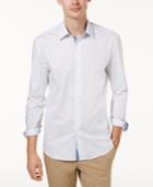 Con. Struct Men's Artisan Stretch Pin Dot Shirt, Created For Macy's