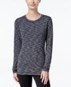 Ideology Space-dyed Base-layer Top, Only At Macy's