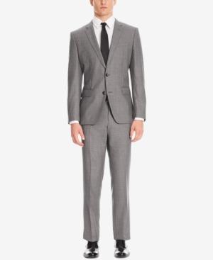 Boss Men's Slim-fit Check Suit