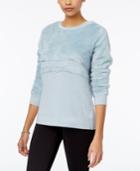 Jessica Simpson The Warm Up Juniors' Fleece-inset Sweatshirt