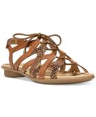 Naturalizer Whimsy Lace-up Flat Sandals Women's Shoes